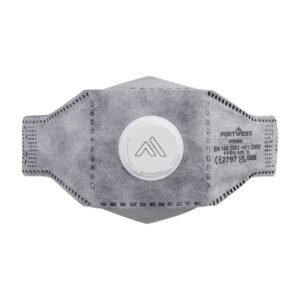 Portwest EAGLE FFP3 Valved Carbon Fold Flat Respirator (Pk10)