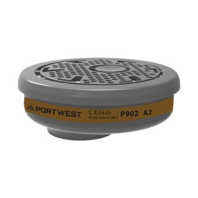 Portwest A2 Gas Filter Bayonet Connection (Pk6) — Custom Embroidery Available