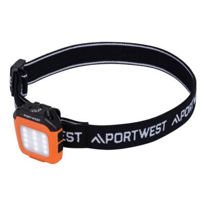 Portwest USB Rechargeable Multi-function LED Cap Light — Custom Embroidery Available