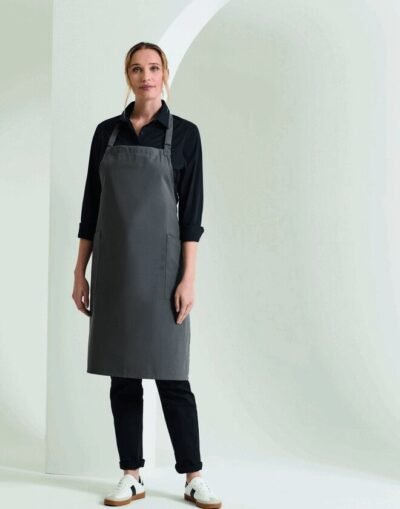 Premier Workwear FAIRTRADE AND ORGANIC CERTIFIED RECYCLED POLYESTER & ORGANIC COTTON APRON — Custom Embroidery Available