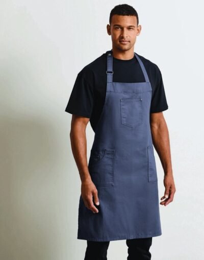 Premier Workwear CHINO BIB APRON — Custom Embroidery Available