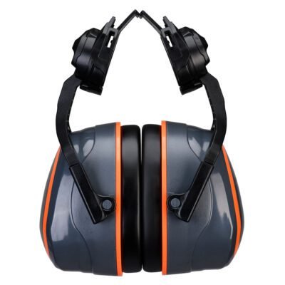 Portwest HV Extreme Ear Defenders High Clip-On Metal Free — Custom Embroidery Available
