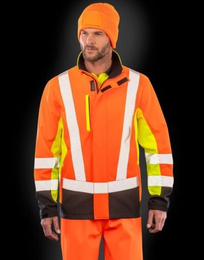 Result Recycled R506X 3-layer Printable 3-Tone Safety Softshell