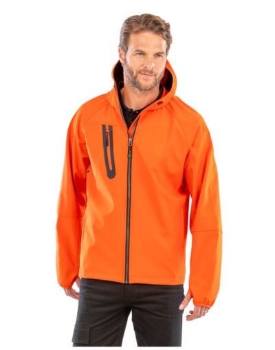 Result Recycled R909X 3-Layer Recycled Printable Casual Hooded Softshell