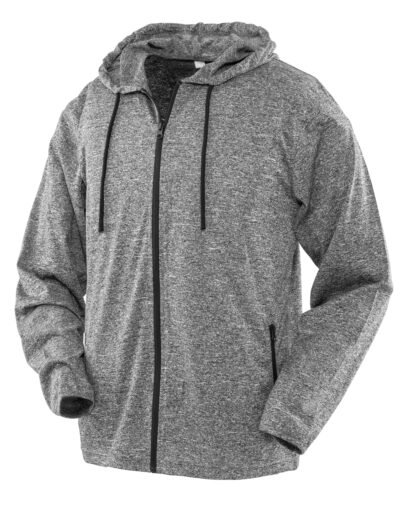 SPIRO FITNESS S277M Men's Hooded Tee-Jacket