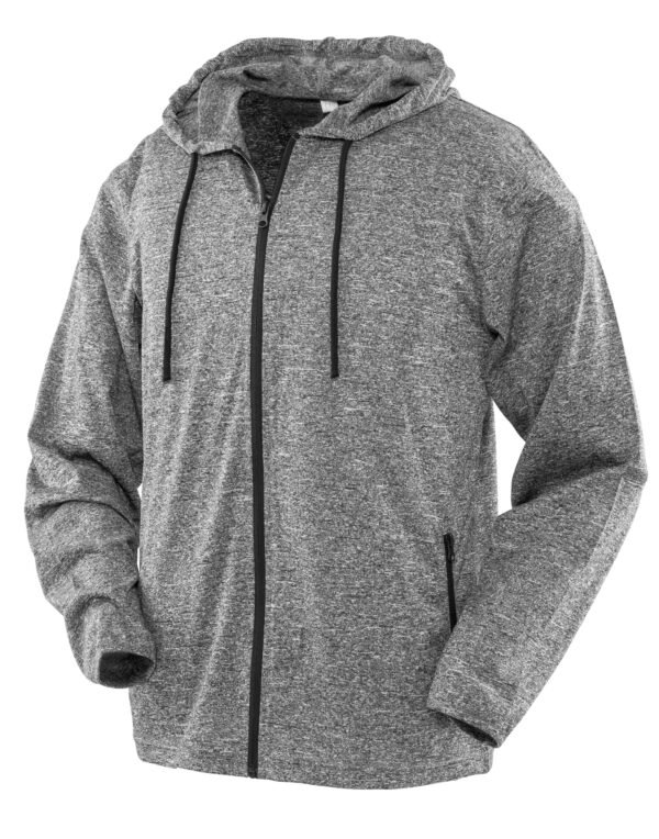 SPIRO FITNESS S277M Men's Hooded Tee-Jacket