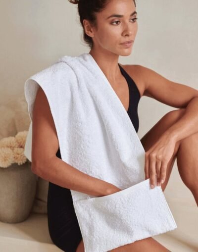 Towel City LUXURY RANGE POCKET GYM TOWEL — Custom Embroidery Available