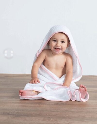 Towel City BABIES HOODED TOWEL — Custom Embroidery Available