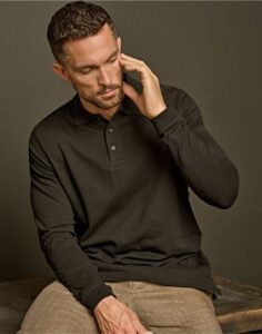 Tee Jays TJ1406 Men’s Luxury Long Sleeve Stretch Polo