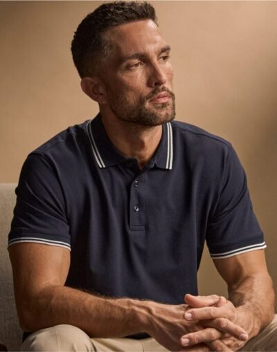 Tee Jays TJ1407 Men's Luxury Stripe Stretch Polo