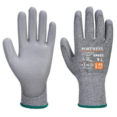 Portwest Vending MR Cut PU Palm Glove — Custom Embroidery Available