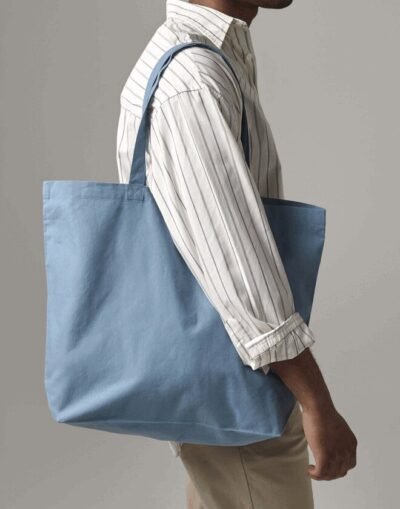Westford Mill ORGANIC NATURAL DYED MAXI BAG FOR LIFE — Custom Embroidery Available