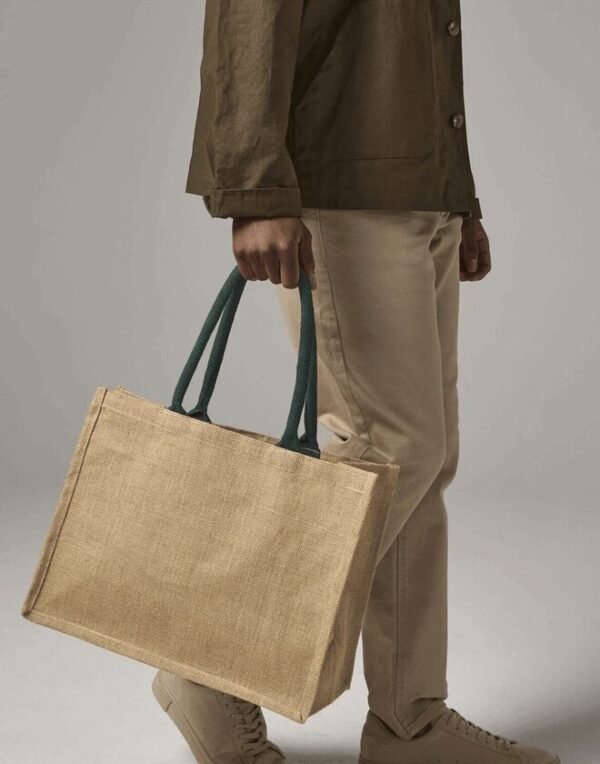 Westford Mill JUTE CLASSIC SHOPPER — Custom Embroidery Available