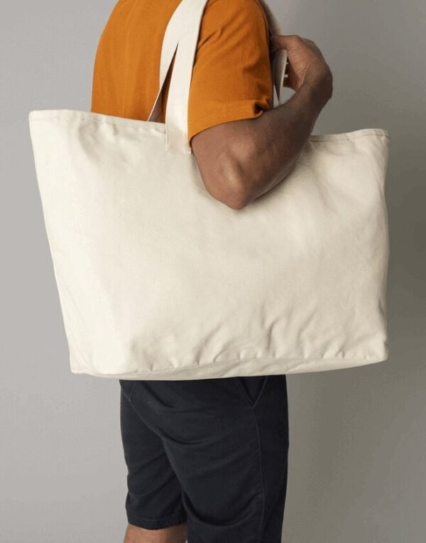 Westford Mill OVERSIZED CANVAS TOTE BAG — Custom Embroidery Available