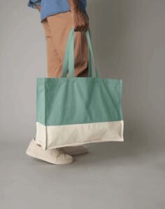 Westford Mill EARTHWARE ORGANIC CONTRAST SHOPPER