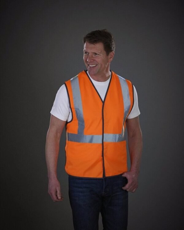 Yoko HI-VIS RAILWAY WAISTCOAT — Custom Embroidery Available