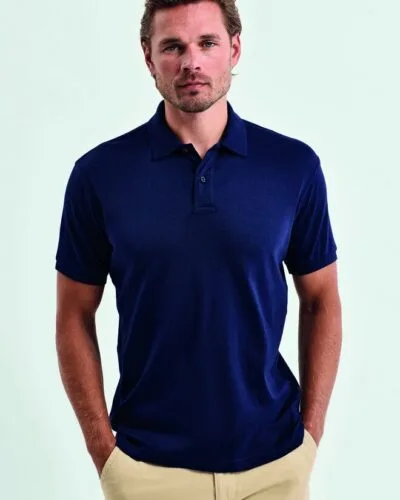 Asquith and Fox MENS SUPER SMOOTH KNIT POLO — Custom Embroidery Available | Xceluk