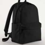 Bagbase BG185 Premium Recycled Backpack - Black | Custom Printed and Embroidered