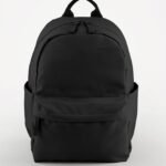Bagbase BG185S Premium Recycled Mini Backpack - Black | Custom Printed and Embroidered