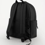 Bagbase BG185S Premium Recycled Mini Backpack - Black | Custom Printed and Embroidered