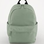 Bagbase BG185S Premium Recycled Mini Backpack - Dusty Green | Custom Printed and Embroidered