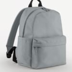 Bagbase BG185S Premium Recycled Mini Backpack - Pure Grey | Custom Printed and Embroidered