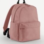 Bagbase BG185S Premium Recycled Mini Backpack - Rose | Custom Printed and Embroidered