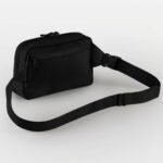 Bagbase BG187 Premium Recycled Cross Body Bag - Black | Custom Printed and Embroidered