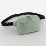 Bagbase BG187 Premium Recycled Cross Body Bag - Dusty Green | Custom Printed and Embroidered