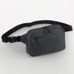 Bagbase BG187 Premium Recycled Cross Body Bag - Graphite Grey | Custom Printed and Embroidered