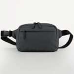 Bagbase BG187 Premium Recycled Cross Body Bag - Graphite Grey | Custom Printed and Embroidered