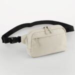 Bagbase BG187 Premium Recycled Cross Body Bag - Natural Stone | Custom Printed and Embroidered