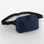 Bagbase BG187 Premium Recycled Cross Body Bag - Navy | Custom Printed and Embroidered
