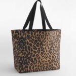 Bagbase BG194 Leopard Print Carryall Tote Bag - Leopard Print | Custom Printed and Embroidered