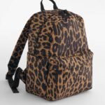 Bagbase BG195S Leopard Print Mini Backpack - Leopard Print | Custom Printed and Embroidered
