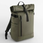 Bagbase BG344 Everyday Carry 25L Roll-Top Backpack - Olive Green | Custom Printed and Embroidered