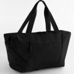 Bagbase BG563 Circuit Gym Bag - Black | Custom Printed and Embroidered