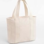 Bagbase BG675 Edit Canvas Tote - Natural/ Natural | Custom Printed and Embroidered