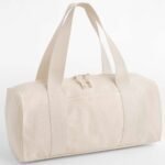 Bagbase BG676 Edit Canvas Duffle - Natural/ Natural | Custom Printed and Embroidered