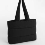Bagbase BG701 Quilted Tote Bag - Black | Custom Printed and Embroidered