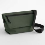 Bagbase BG823 Minimal Lifestyle Mini Messenger - Pine Green | Custom Printed and Embroidered