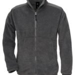 B&C FU703 Icewalker+ Outdoor Full Zip Fleece - Charcoal | Custom Printed and Embroidered