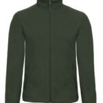 B&C FUI50 ID.501 Men's Micro Fleece Full Zip - Forest Green | Custom Printed and Embroidered
