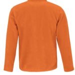 B&C FUI50 ID.501 Men's Micro Fleece Full Zip - Pumpkin Orange | Custom Printed and Embroidered