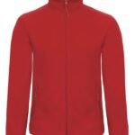 B&C FUI50 ID.501 Men's Micro Fleece Full Zip - Red | Custom Printed and Embroidered