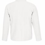 B&C FUI50 ID.501 Men's Micro Fleece Full Zip - White | Custom Printed and Embroidered