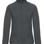 B&C FWI51 ID.501 Women's Micro Fleece Full Zip - Dark Grey | Custom Printed and Embroidered
