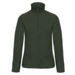 B&C FWI51 ID.501 Women's Micro Fleece Full Zip - Forest Green | Custom Printed and Embroidered