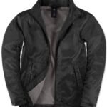 B&C JM825 Men's Multi-Active Jacket - Black | Custom Printed and Embroidered