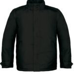 B&C JM970 Men's Real+ Multi-Activity Winter Parka - Black | Custom Printed and Embroidered